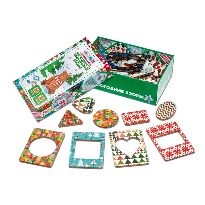 Настольная игра  Настольная игра "Новогодние узоры" П2121
