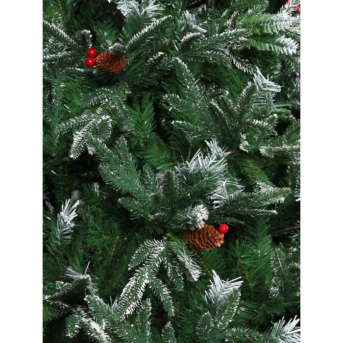 Ёлка  Ёлка "Виктория с калиной и шишками" 300 см d нижнего яруса 160 см 3008 веток 26 ярусов