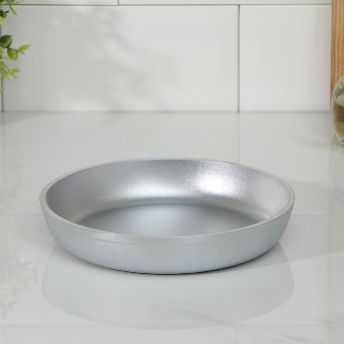 Сковорода, d=18 см, цвет хромированный Сковорода, d=18 см, цвет хромированный