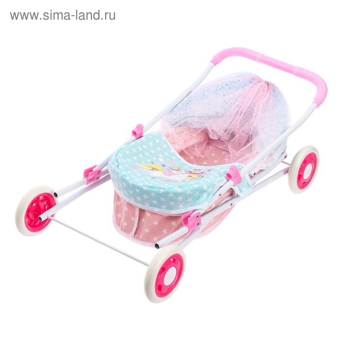 Коляска для кукол, универсальная, с металлическим каркасом Коляска для кукол, универсальная, с металлическим каркасом