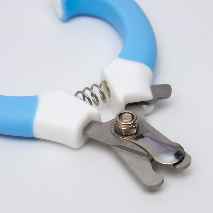 Когтерез боковой Когтерез боковой "Гармония" округлый, отверстие 8 мм, голубой