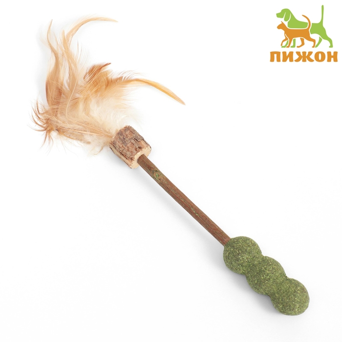 Игрушка для кошек  Игрушка для кошек "Стрела" из прессованной кошачьей мяты и мататаби, 14 см