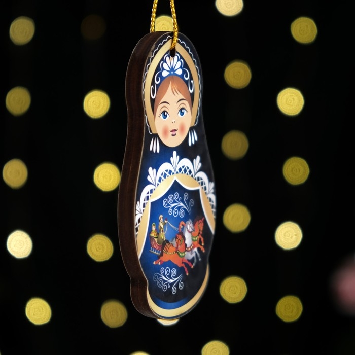 Сувенир сундук - копилка с новогодними игрушками (3 шт.) Сувенир сундук - копилка с новогодними игрушками (3 шт.) "Ежик", 13 х 7,5 х 8,5 см