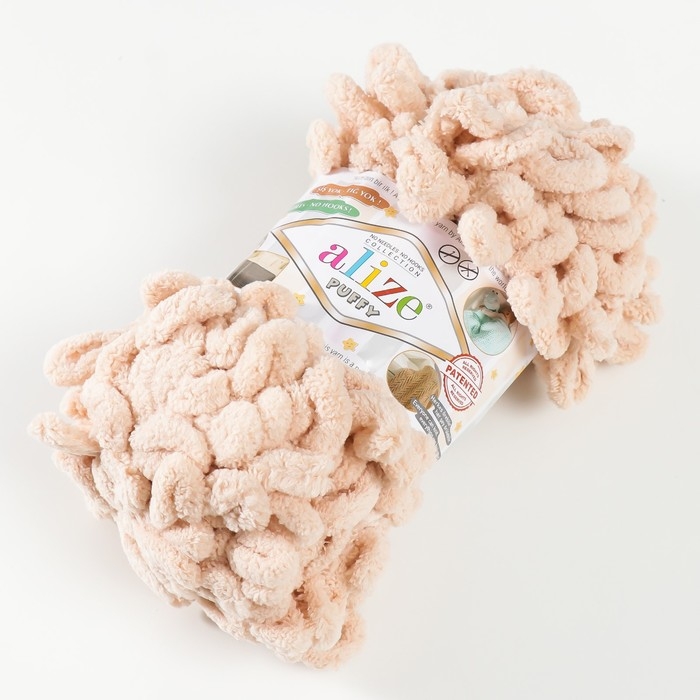 Пряжа Пряжа "Puffy" 100 % микрополиэстер 9м/100г (310 св. бежевый)
