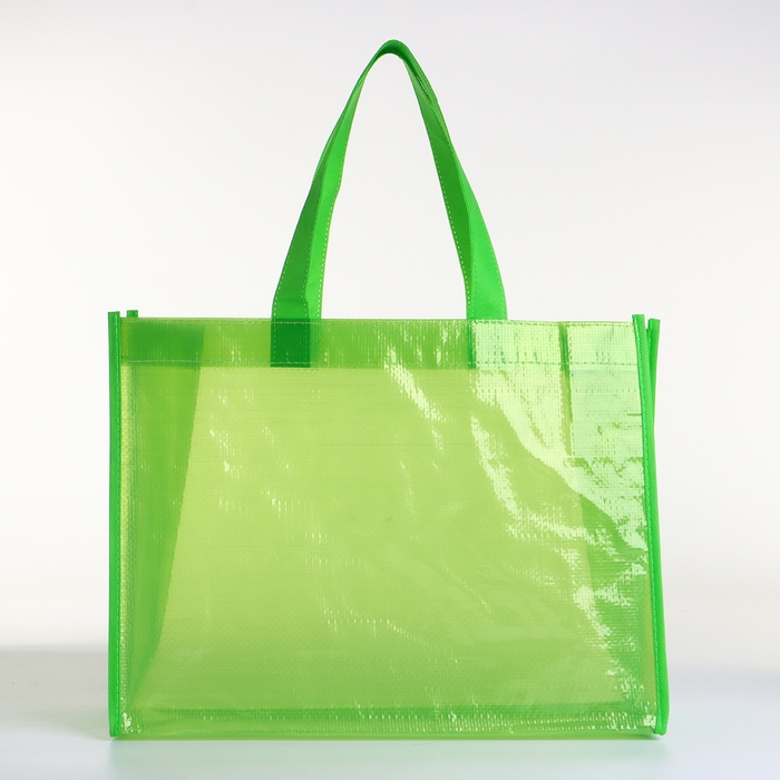 Сумка хозяйственная без застёжки, цвет зелёный Сумка хозяйственная без застёжки, цвет зелёный