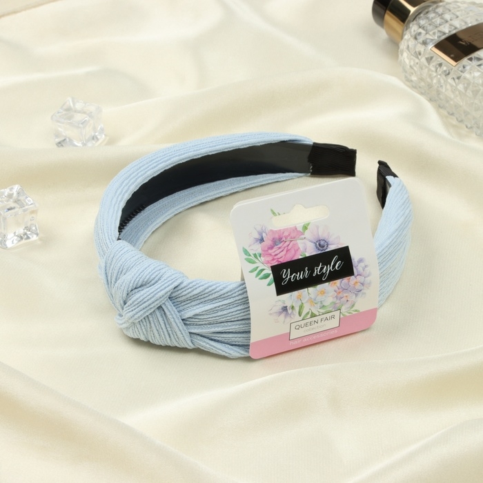 Ободок для волос Ободок для волос "Лесли" 2,5 см, голубой