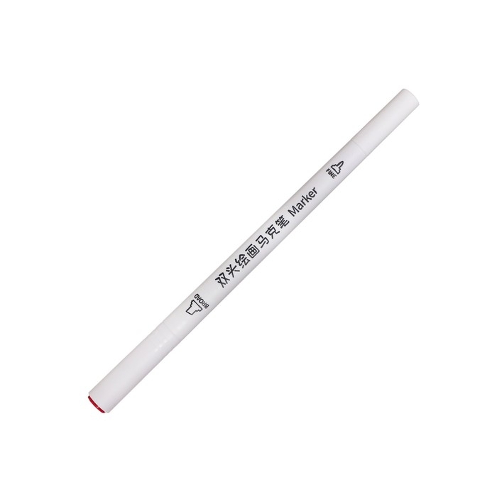 Набор маркеров, 36 цветов, двусторонние, пулевидный и скошенный наконечники Набор маркеров, 36 цветов, двусторонние, пулевидный и скошенный наконечники