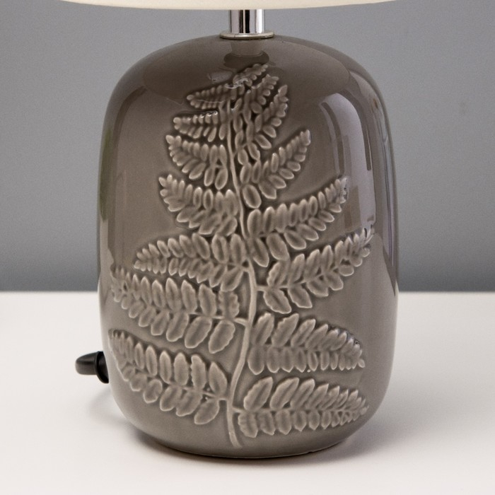 Лампа настольная "Ариззи" Е14 1х40Вт серый  20х20х32,5 см