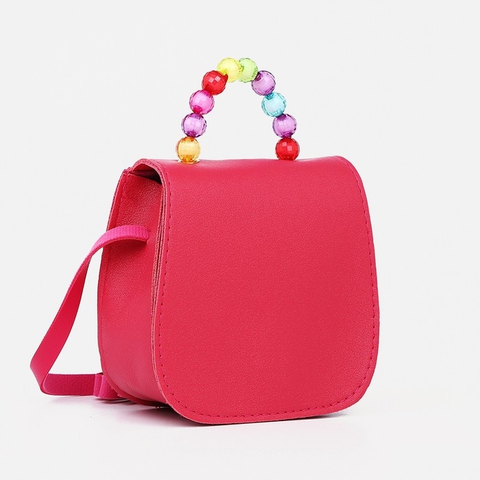 Сумка детская для девочки на магните, цвет малиновый Сумка детская для девочки на магните, цвет малиновый