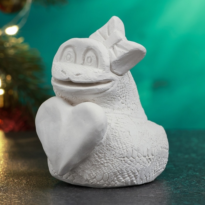 Новый год. Символ 2025. Фигура для раскраски  Новый год. Символ 2025. Фигура для раскраски "Змея Мамба" 8х6см