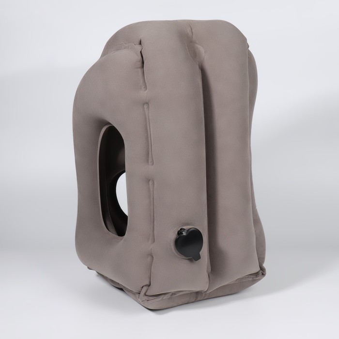 Подушка надувная, 50 × 35 × 30 см, в чехле, цвет серый Подушка надувная, 50 × 35 × 30 см, в чехле, цвет серый