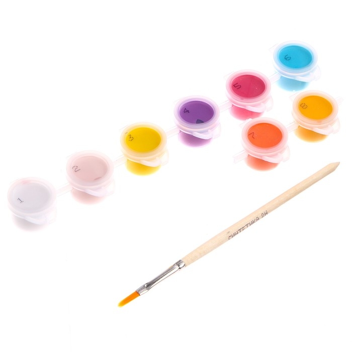 Картина по номерам для детей «Летнее счастье», 15 х 15 см Картина по номерам для детей «Летнее счастье», 15 х 15 см