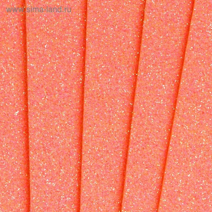 Фоамиран Фоамиран "Неоновый блеск - яркий оранж" 2 мм формат А4 (набор 5 листов)