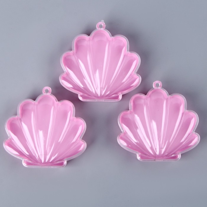 Основа для творчества и декорирования «Ракушка», набор 3 шт., размер 1 шт. — 8,5 × 8,5 × 2,5 см Основа для творчества и декорирования «Ракушка», набор 3 шт., размер 1 шт. — 8,5 × 8,5 × 2,5 см