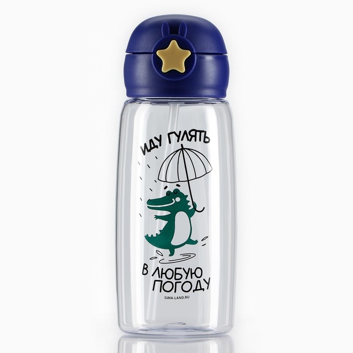 Бутылка для воды «Иду гулять в любую погоду», 750 мл Бутылка для воды «Иду гулять в любую погоду», 750 мл