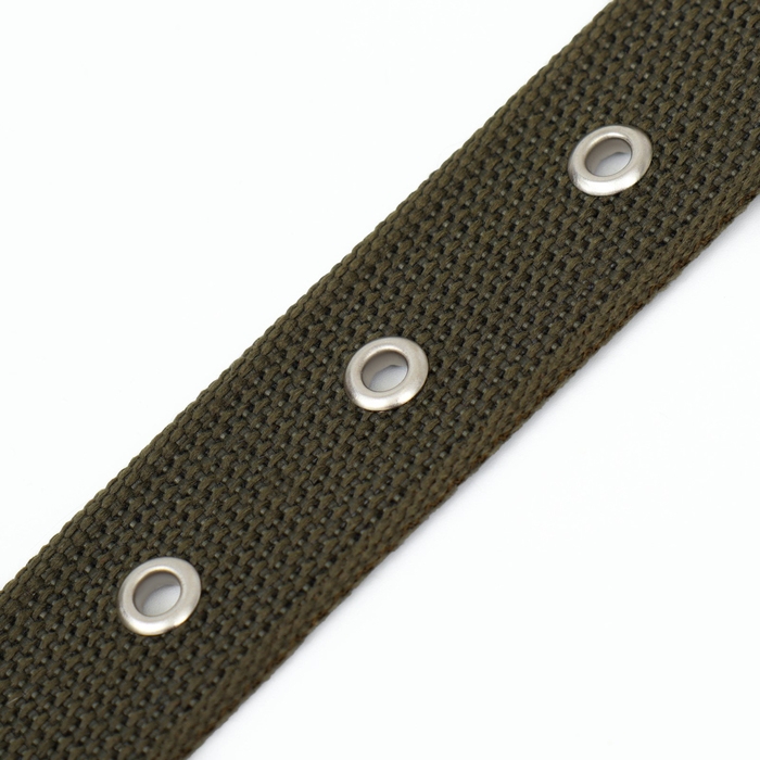 Ошейник брезентовый безразмерный однослойный, 72 х 3,5 см, ОШ 45-60 см, хаки Ошейник брезентовый безразмерный однослойный, 72 х 3,5 см, ОШ 45-60 см, хаки