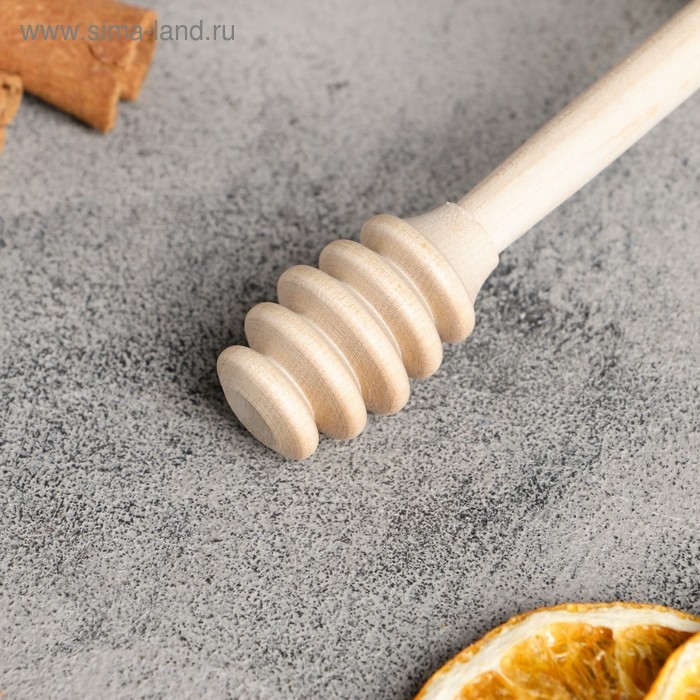 Ложечка для меда из алтайской березы в евро-слоте Ложечка для меда из алтайской березы в евро-слоте