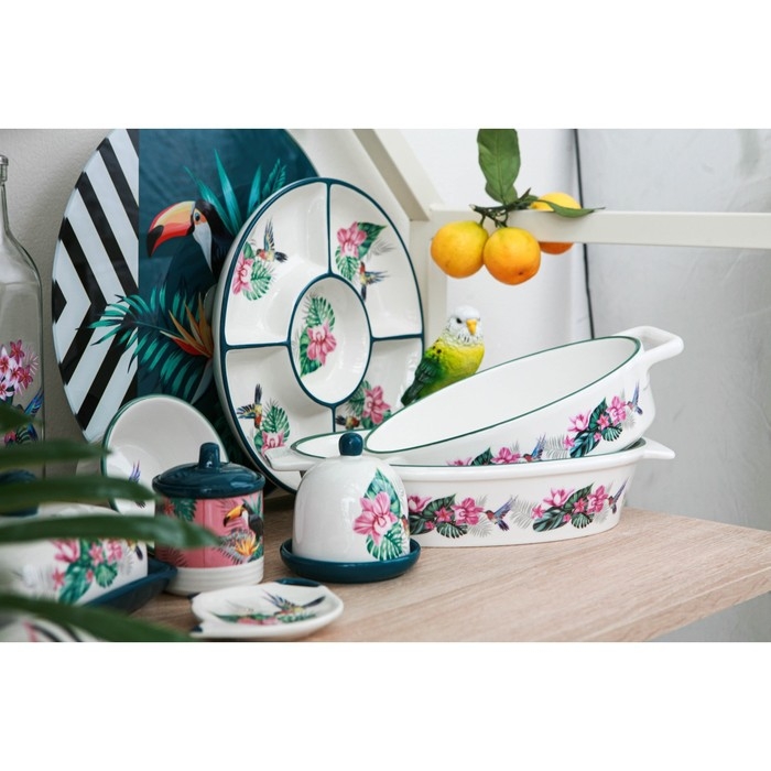 Сахарница Доляна «Тропики», 150 мл, d=7 см Сахарница Доляна «Тропики», 150 мл, d=7 см