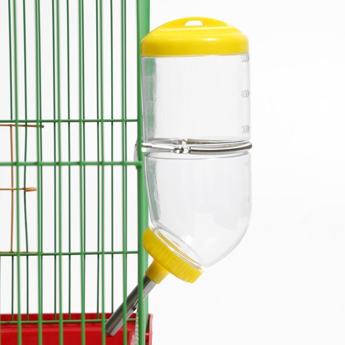 Поилка для грызунов, 500 мл, 20,5 х 5 см, жёлтая Поилка для грызунов, 500 мл, 20,5 х 5 см, жёлтая