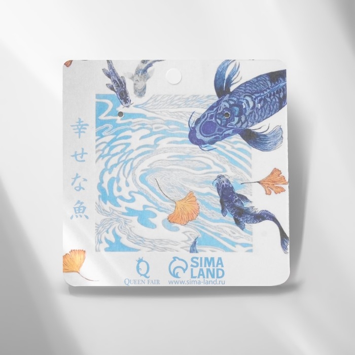 Серьги ассорти «Япония» рыбка над водой, цветные в золоте Серьги ассорти «Япония» рыбка над водой, цветные в золоте