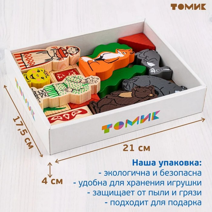 Конструктор «Сказки» Колобок» 18 элементов Конструктор «Сказки» Колобок» 18 элементов