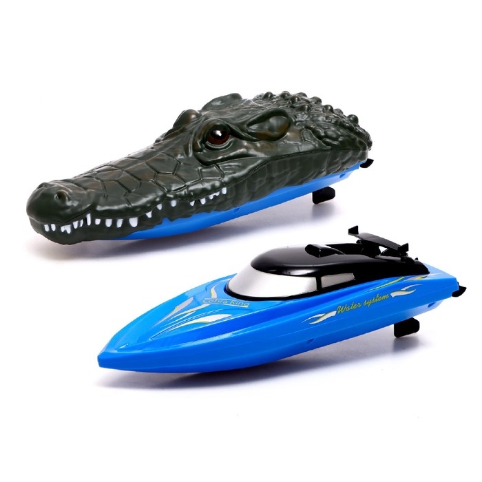 Катер радиоуправляемый «Крокодил», 2 в 1, работает от аккумулятора Катер радиоуправляемый «Крокодил», 2 в 1, работает от аккумулятора
