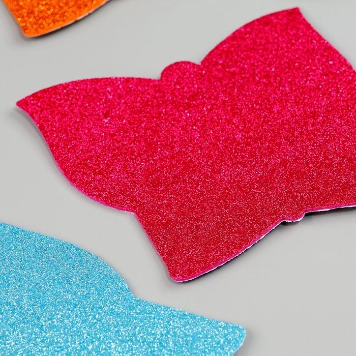 Набор наклеек из EVA  Набор наклеек из EVA "Бабочки", 6 шт, цвет МИКС