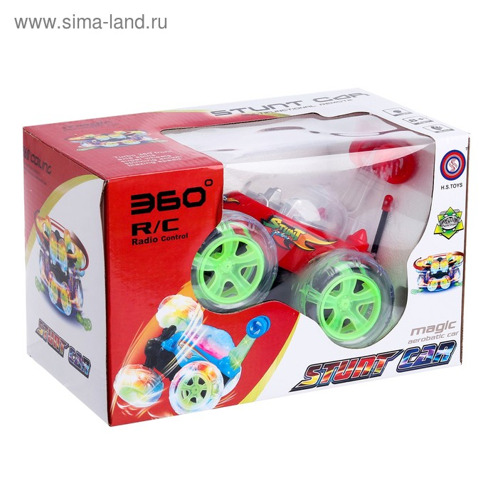 Перевёртыш радиоуправляемый «Трюкач», подсветка колёс, работает от аккумулятора, цвет синий Перевёртыш радиоуправляемый «Трюкач», подсветка колёс, работает от аккумулятора, цвет синий