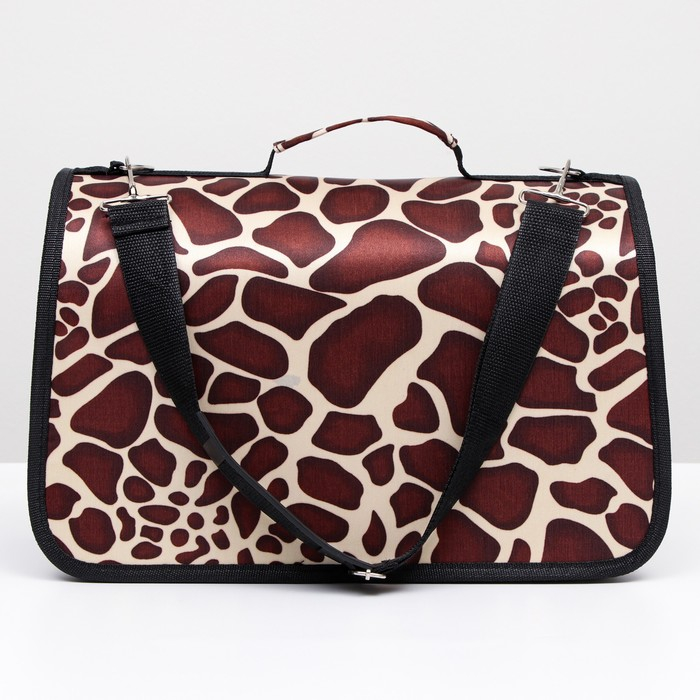 Сумка - переноска для животных  Сумка - переноска для животных "Жираф", размер S, 37,5 х 17 х 22 см