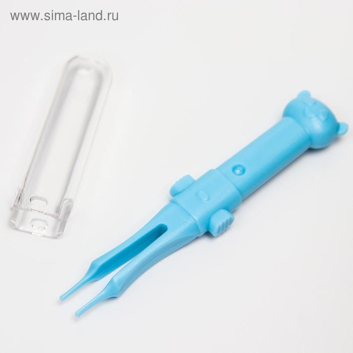 Пинцет для чистки носа, детский, с колпачком, цвет МИКС Пинцет для чистки носа, детский, с колпачком, цвет МИКС