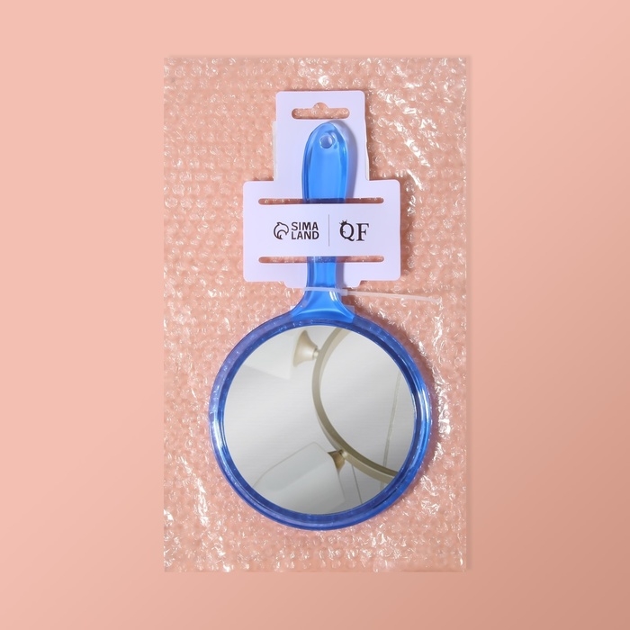 Зеркало с ручкой, двустороннее, с увеличением, d зеркальной поверхности 10 см, цвет МИКС Зеркало с ручкой, двустороннее, с увеличением, d зеркальной поверхности 10 см, цвет МИКС