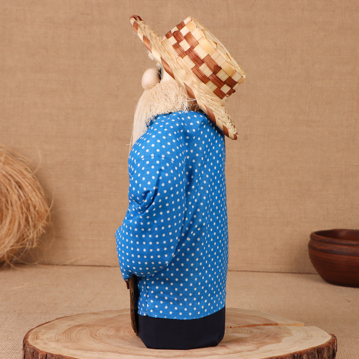 Оберег - домовой Оберег - домовой "Большой Берендей с копилкой", h = 38 см, микс