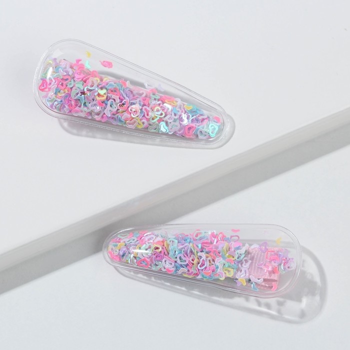 Заколки для волос «Девочка-конфетка», 2 шт. Заколки для волос «Девочка-конфетка», 2 шт.