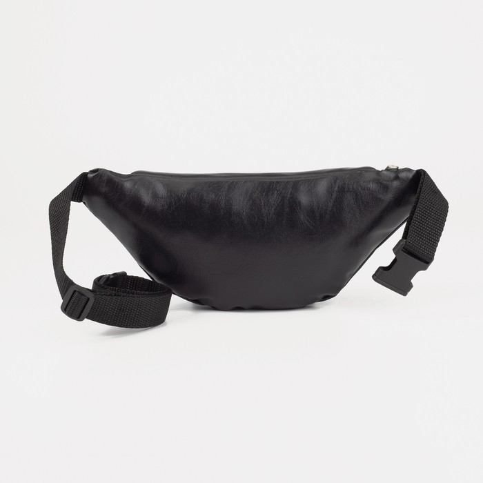 Поясная сумка на молнии, цвет чёрный Поясная сумка на молнии, цвет чёрный