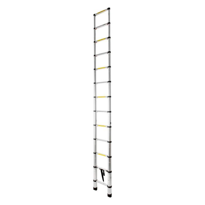 Лестница телескопическая в сумке ТУНДРА, алюминиевая, 13 ступеней, автомат, 3.8 м Лестница телескопическая в сумке ТУНДРА, алюминиевая, 13 ступеней, автомат, 3.8 м