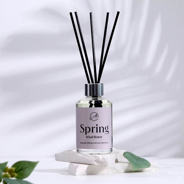 Диффузор ароматический, Диффузор ароматический, "Wind flower", цветок ветра, 100 мл