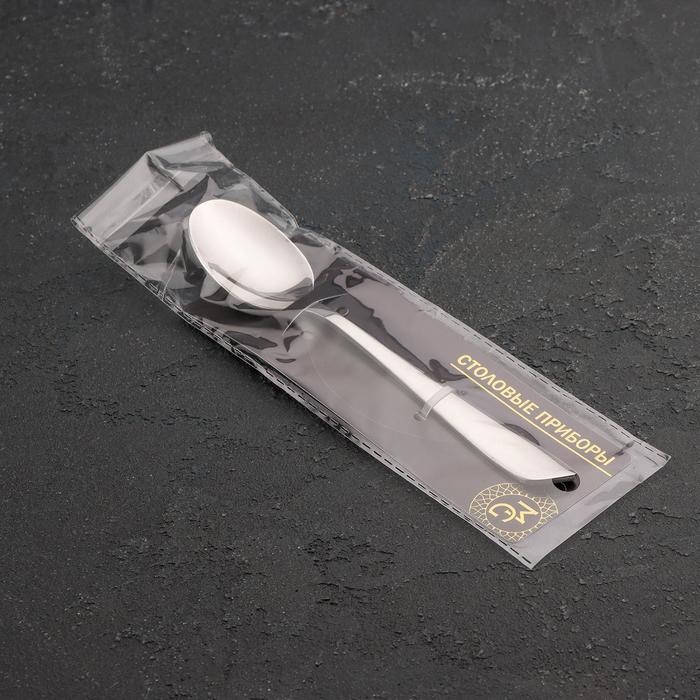 Ложка чайная из нержавеющей стали Magistro «Эми», длина 15,5 см, цвет серебряный Ложка чайная из нержавеющей стали Magistro «Эми», длина 15,5 см, цвет серебряный
