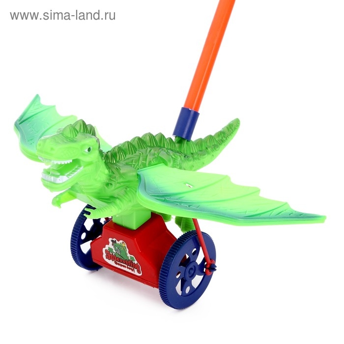 Каталка на палке «Дракоша», МИКС Каталка на палке «Дракоша», МИКС