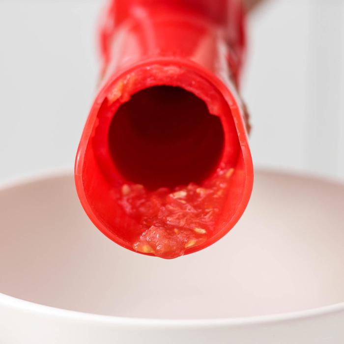 Соковыжималка для томатов Доляна, 27 см, цвет красный Соковыжималка для томатов Доляна, 27 см, цвет красный