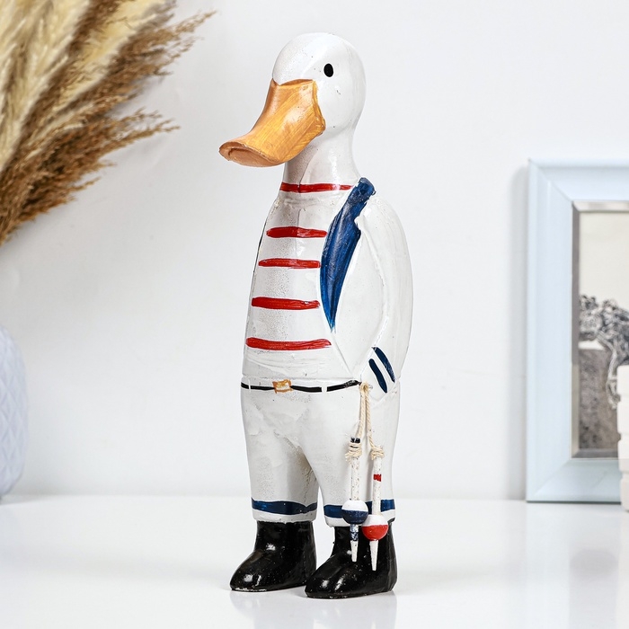 Фигура Фигура "Гусь моряк" 11х7х26см