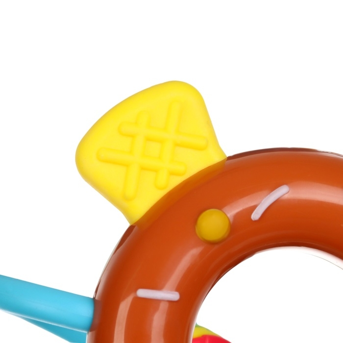 Погремушка «Сладости: Пончик», цвет МИКС, Крошка Я Погремушка «Сладости: Пончик», цвет МИКС, Крошка Я