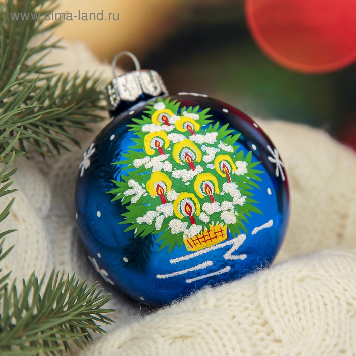 Шар Шар "Еловый" 6 см микс