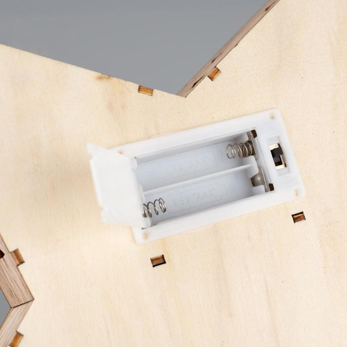 Светодиодная фигура «Новогодний снеговик» 30 × 30 × 5 см, дерево, батарейки АААх2 (не в комплекте), свечение тёплое белое Светодиодная фигура «Новогодний снеговик» 30 × 30 × 5 см, дерево, батарейки АААх2 (не в комплекте), свечение тёплое белое