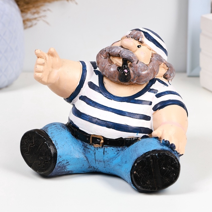 Фигура  Фигура "Моряк с трубкой" 15х12х13см