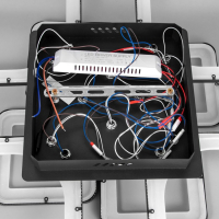 Люстра с ПДУ 59112/8BK LED 240Вт 3000-6000К диммер черный 55х55х10 см