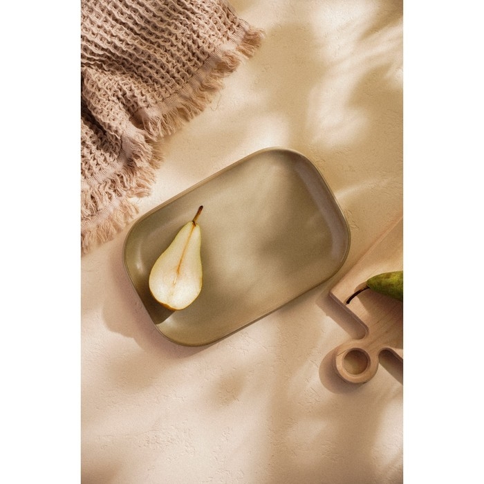 Блюдо фарфоровое SL Home &laquo;Песчаный бриз&raquo;, 29,5&times;20 см, цвет бежевый