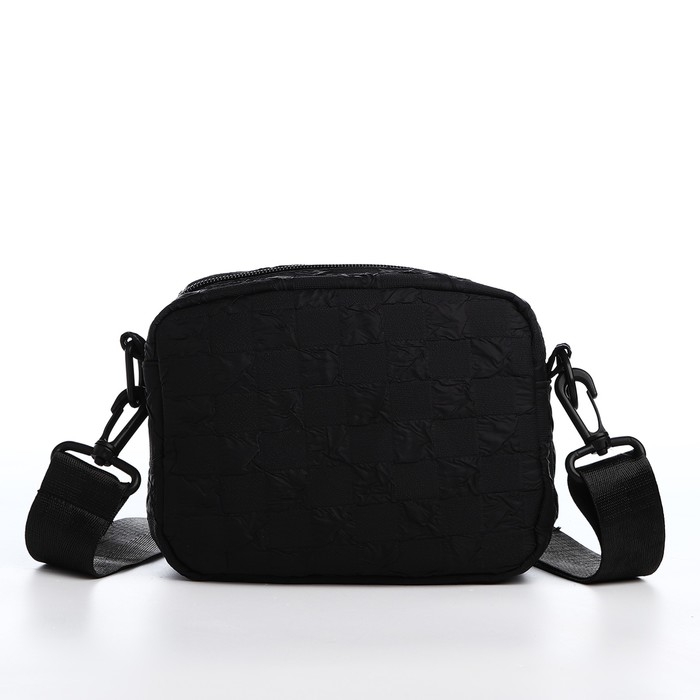 Сумка молодёжная на молнии, цвет чёрный Сумка молодёжная на молнии, цвет чёрный