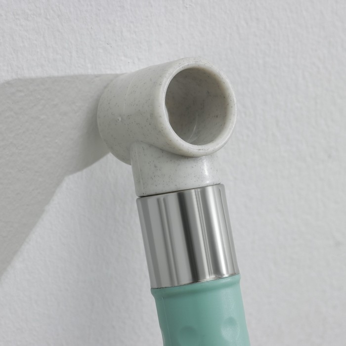 Швабра для мытья пола Доляна, металлический наконечник, микрофибра, телескопическая ручка 77-109 см Швабра для мытья пола Доляна, металлический наконечник, микрофибра, телескопическая ручка 77-109 см