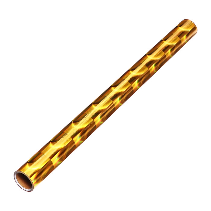 Пленка самоклеющаяся голография золотая Лучи 0,45м х3м 3мкр Пленка самоклеющаяся голография золотая Лучи 0,45м х3м 3мкр