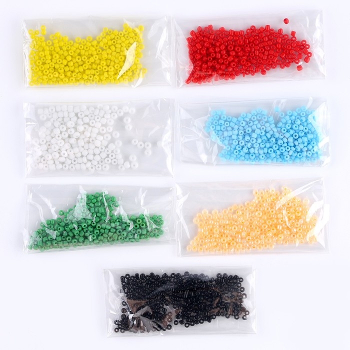 Набор для творчества «Новогоднее украшение из бисера» синий Набор для творчества «Новогоднее украшение из бисера» синий